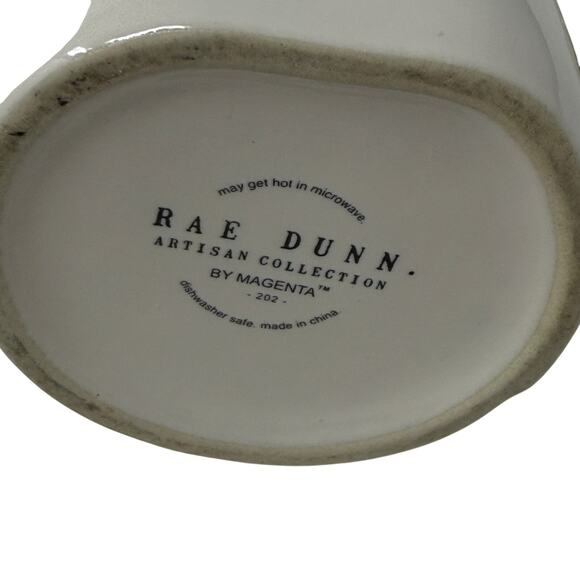 Rae Dunn Artisan Collection By Magenta White Ceramic PSYCHIC  Mug Farmhouse - Picture 4 of 7